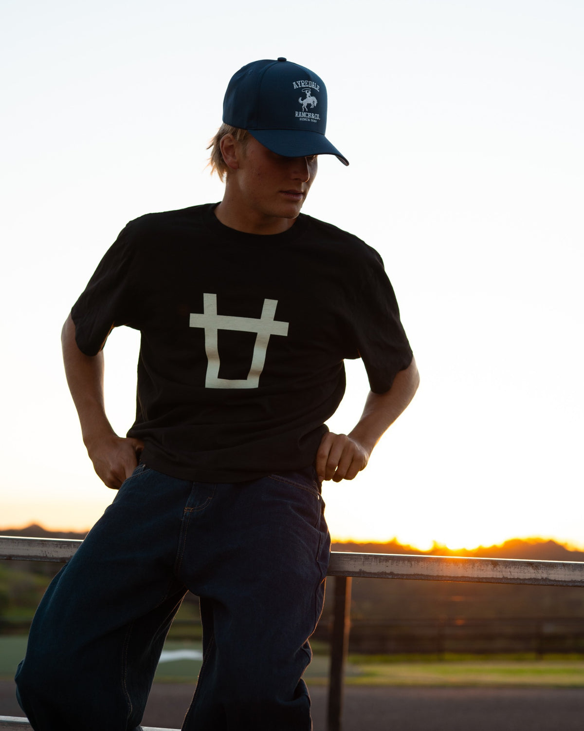 Black 'The Brand' Tee