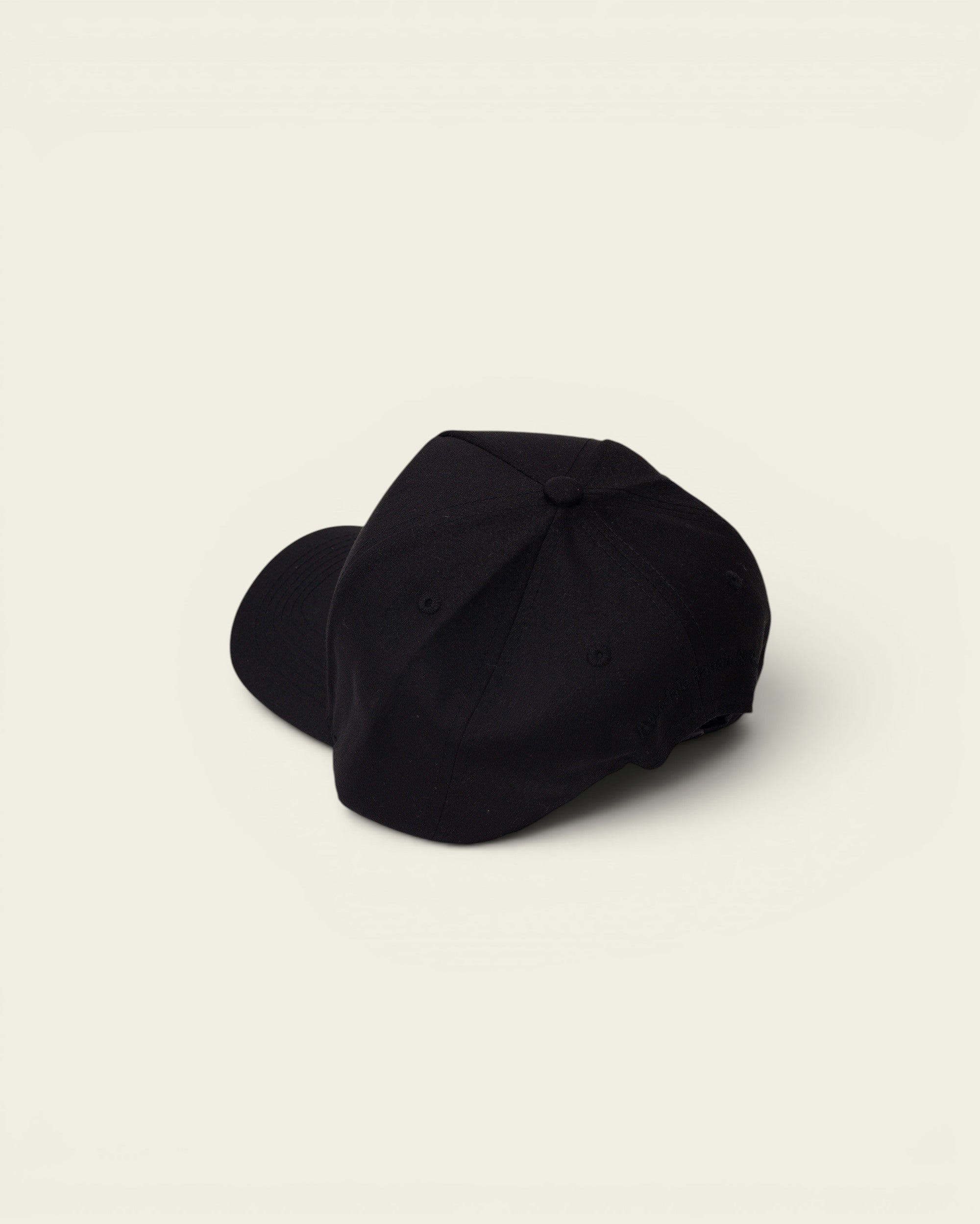 Ayredale Ranch & Co All Black Bull baseball cap with a curved brim and fitted crown.