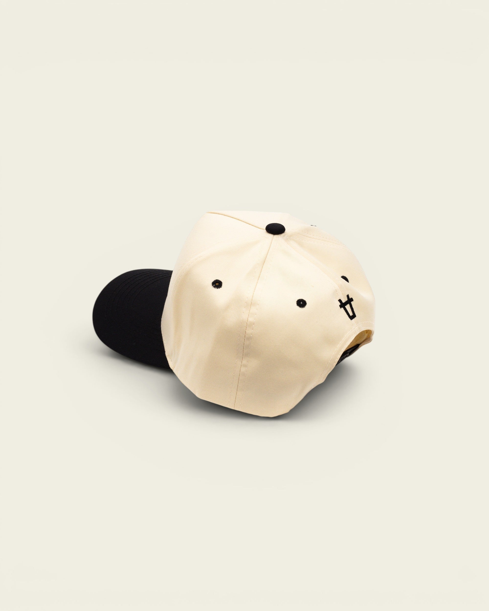 Ayredale Ranch & Co Ayredale OG Black baseball cap featuring a cream crown, black brim, and embroidered logo detail.