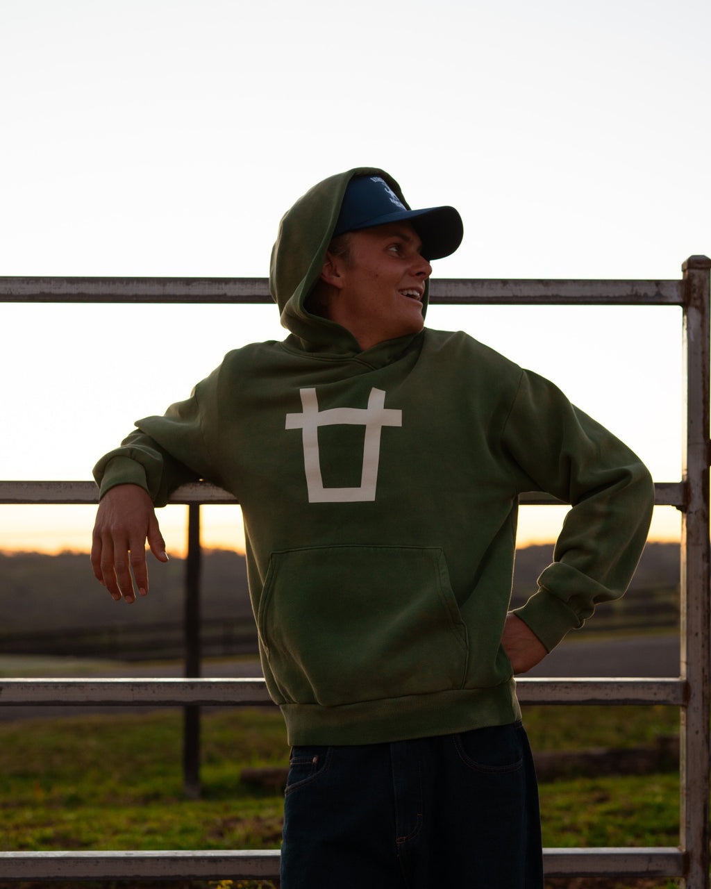 The Brand Hoodie Green