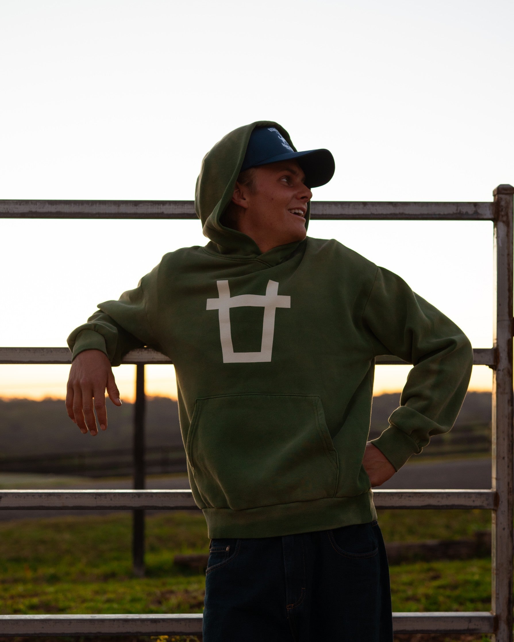 The Brand Hoodie Green