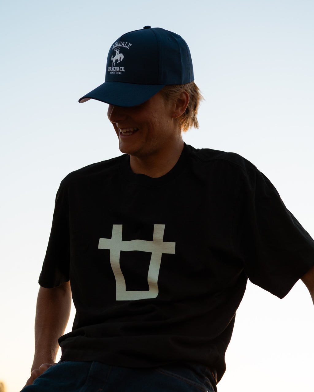 Black 'The Brand' Tee