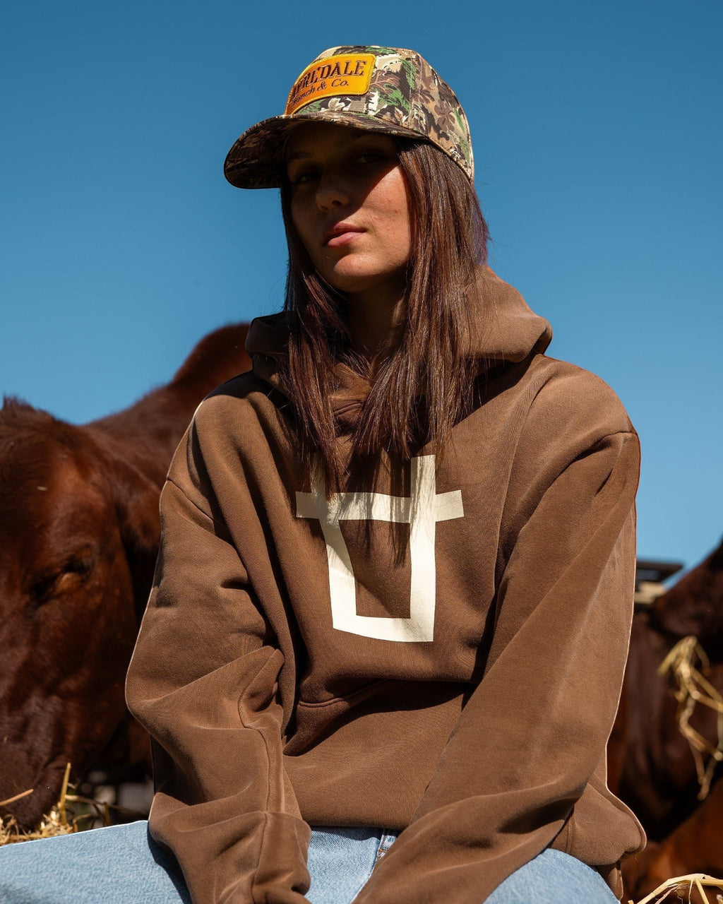 The Brand Hoodie Brown